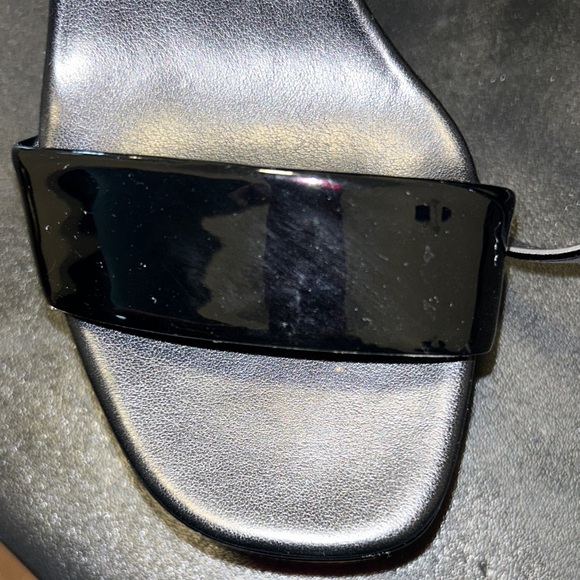 Michael Kors Glossy Black Platform Heels - Picture 3 of 7